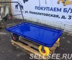 Тележка платформенная с бортиком окантовкой - 3