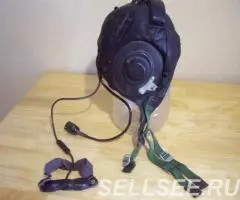 Шлемофон летчика Натуральная кожа, овчина. . - 4