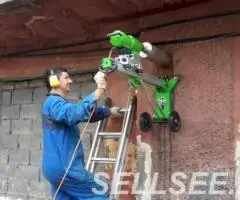 Демонтаж отбойным молотком. Отверстия - 2