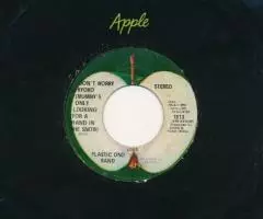 Plastic ono band - cold turkey 7 , 45 rpm, single - 2