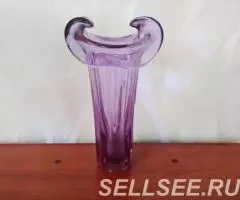 Ваза для цветов Чехословакия . - 2