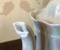 Чайник Мадонна, с разбитым носиком. Польша - 2