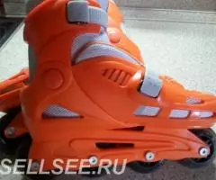 Роликовые коньки. Размер по стельке 36,5 см. - 2