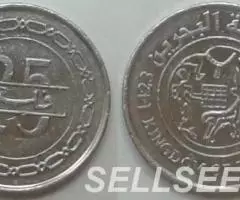 Бахрейн. Антилопа - 25филсов, медь-никель, 1992,2002 - 2