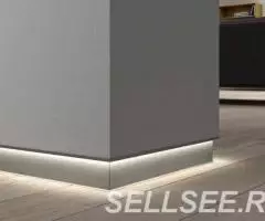 ЛЕД плинтус СВЕТОДИОДНЫЙ алюминиевый - 3