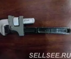 Ключ трубный разводной времен СССР новый - 2