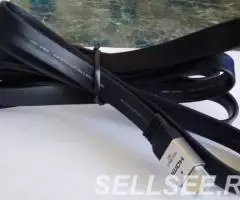 JVC High Speed Ethernet - плоский HDMI кабель, 3м - 2