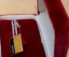 Denon - зажим для галстука, в футляре, новый - 4