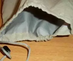 VERTEX - замшевая сумочка-мешочек для наушников - 2