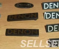 Denon - шильдики, таблички для аппаратуры