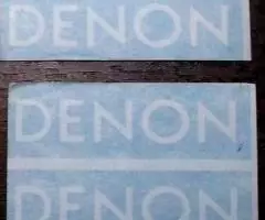Denon - наклейки-логотипы для стоек, катушек-бобин - 3