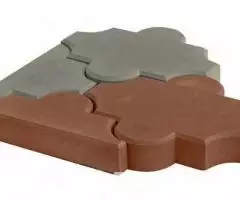 Брусчатка тротуарная клевер гладкий - 2