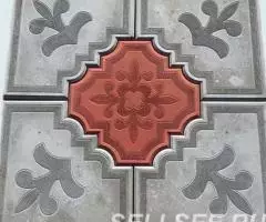 Тротуарная плитка Клевер Краковский квадрат Парный - 4