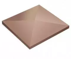 Козырек Колпак 4-х скатный из бетона на столб - 3