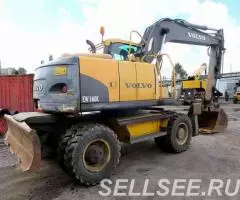 Колесный экскаватор Volvo 160, макс опции, 2 ковша - 2