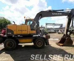 Колесный экскаватор Volvo 160, макс опции, 2 ковша - 4