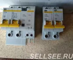 Дифавтомат новый IEK АД12 2P 16А MAD10-2-016-C-030 - 2