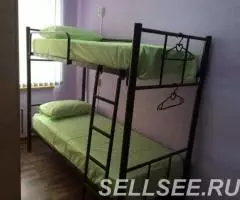 Кровати на металлокаркасе, двухъярусные, односпальные для . ... - 3