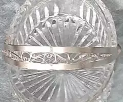 Конфетница - хрусталь металл - 3