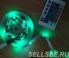 Светодиодная лента разноцветная rgb 5метров - 3