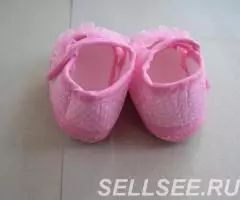 Детские ботинки в горошек - 2