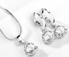 Ювелирный набор Круглый кубический циркон - 2