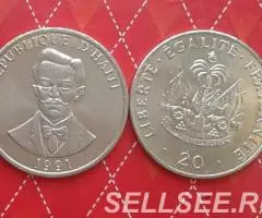 Гаити. Набор монет- 5,20,50сентимо - 3