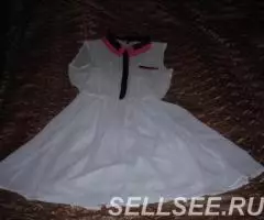 платье для девочки 12 - 14 лет, крепдышин - 3