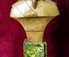 Бюст адмирал Фёдор Ушаков на камне - 3