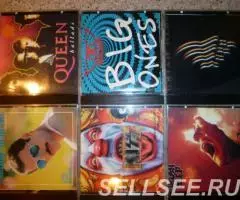 CD Qveen, Kiss, Aerosmith, Uriah Heep. .. .