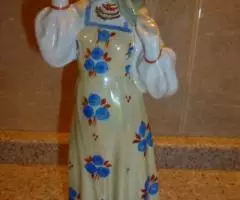 Фарфоровая статуэтка Красавица Дулёво. 1955г - 4