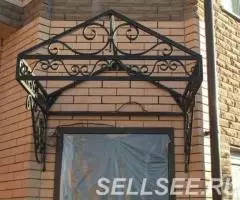 Каркас козырька под любое покрытие. . - 3