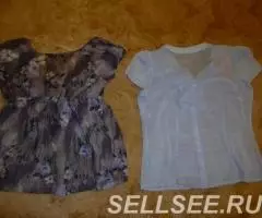 Блузки Oodji шифон -искусственный 46-48. - 2