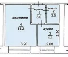 Продаю 1-комн квартиру, 22 кв м