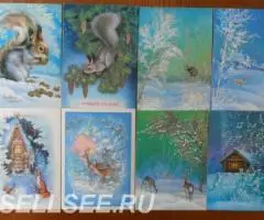 советские открытки худож. Исаков - 2