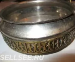 Ваза конфетница. Серебро. СССР. 1960 год - 2