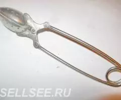 Серебрянная ложечка для заварки чая СССР - 2