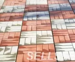 Тротуарная плитка 12 кирпичей размер 500х500х50 - 2