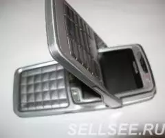 Nokia E70 Бабочка Эксклюзив Silver - 3