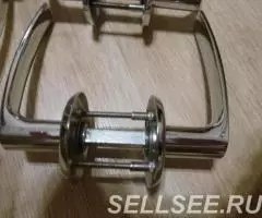 Ручки дверные хром Финляндия- 2шт. никель -1 шт. - 3
