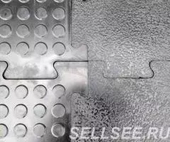 Армированная резиновая плитка для промышленного пола - 2