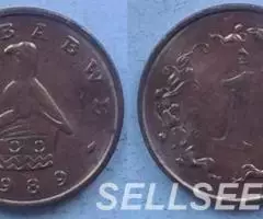 Зимбабве. Птица - 1цент, сталь-бронза, 1997,1989 - 2