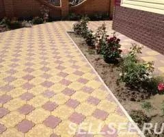 Укладка тротуарной плитки, установка бордюров, люков, . .. - 2