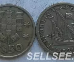 Португалия. Парусник - 2,5 эскудо, 1973,78,82,83,85 - 3