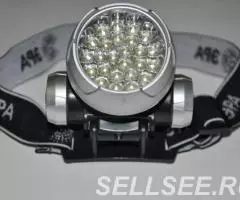 Фонарик светодиодный налобный 25 светодиодов - 2