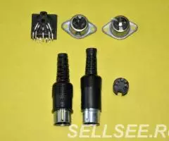 Разъёмы советские 3-5 штырьковые от аппаратуры - 2