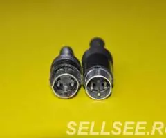 Разъёмы советские 3-5 штырьковые от аппаратуры - 3