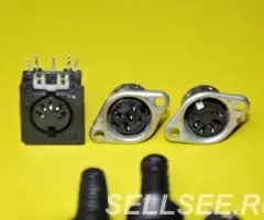 Разъёмы советские 3-5 штырьковые от аппаратуры - 4