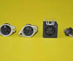 Разъёмы советские 3-5 штырьковые от аппаратуры - 5