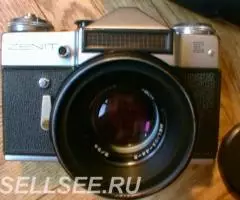 ЗЕНИТ Е Гелиос 44 зеркалка фотоаппарат КМЗ ОТЛИЧНЫЙ - 2